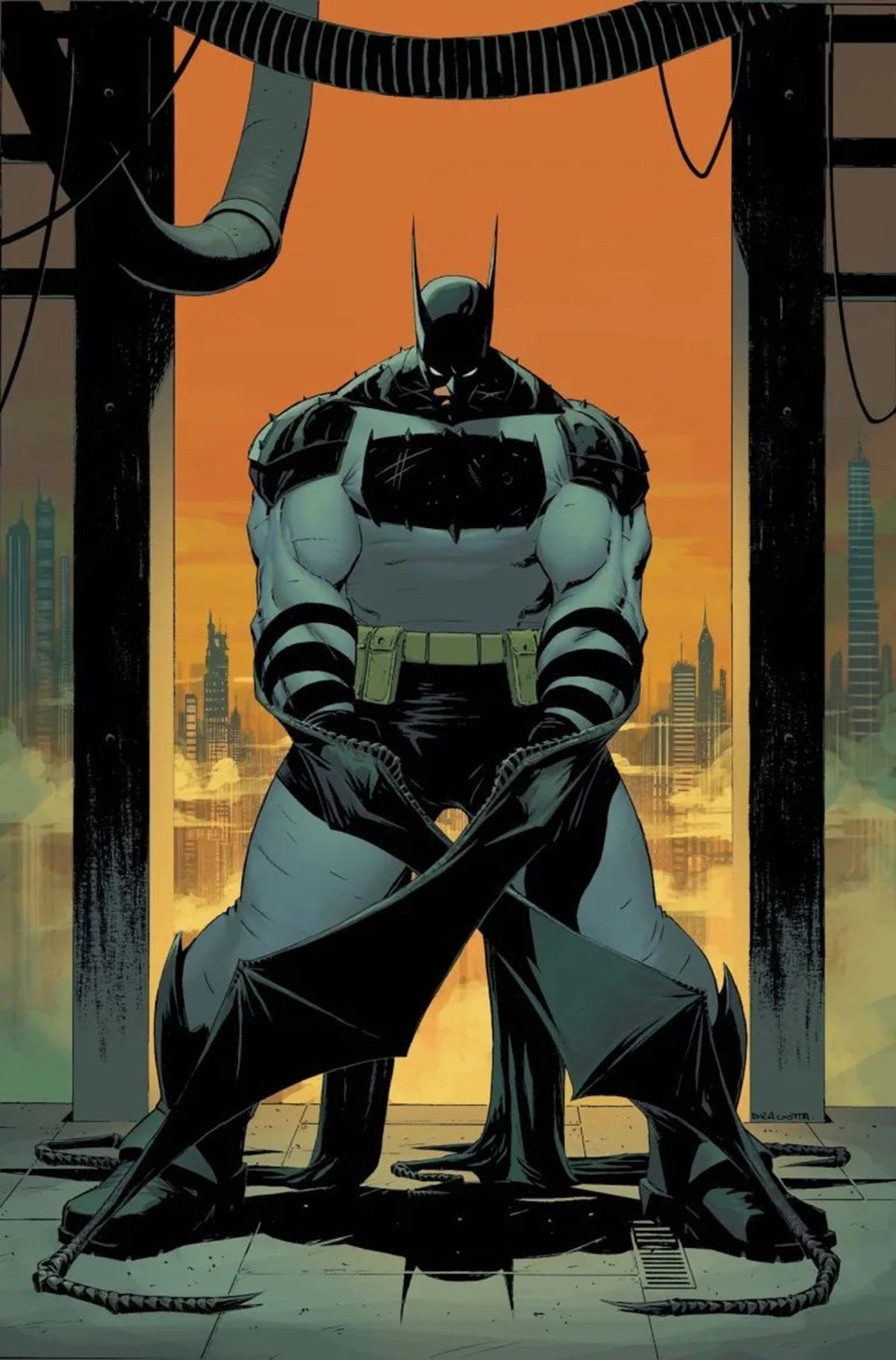 Absolute Batman cover by Nick Dragotta.