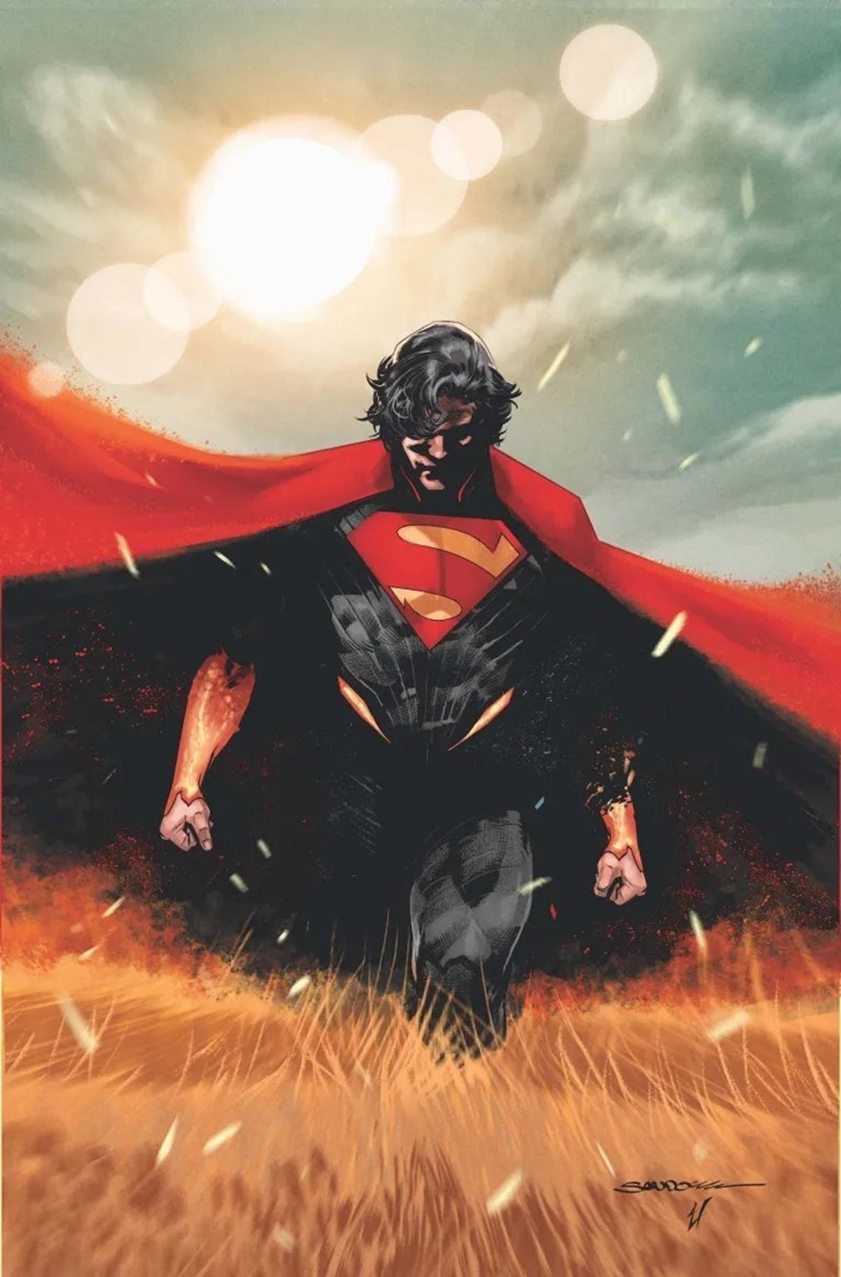 Absolute Superman #1 cover by Rafa Sandoval.