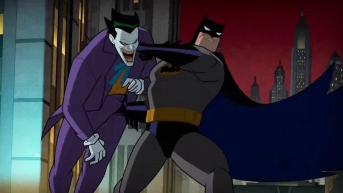 Batman: The Animated Series' Batman and Joker fight one last time.