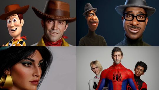 Realistic 3D Sculpts of Cartoon Icons are Cool and Creepy