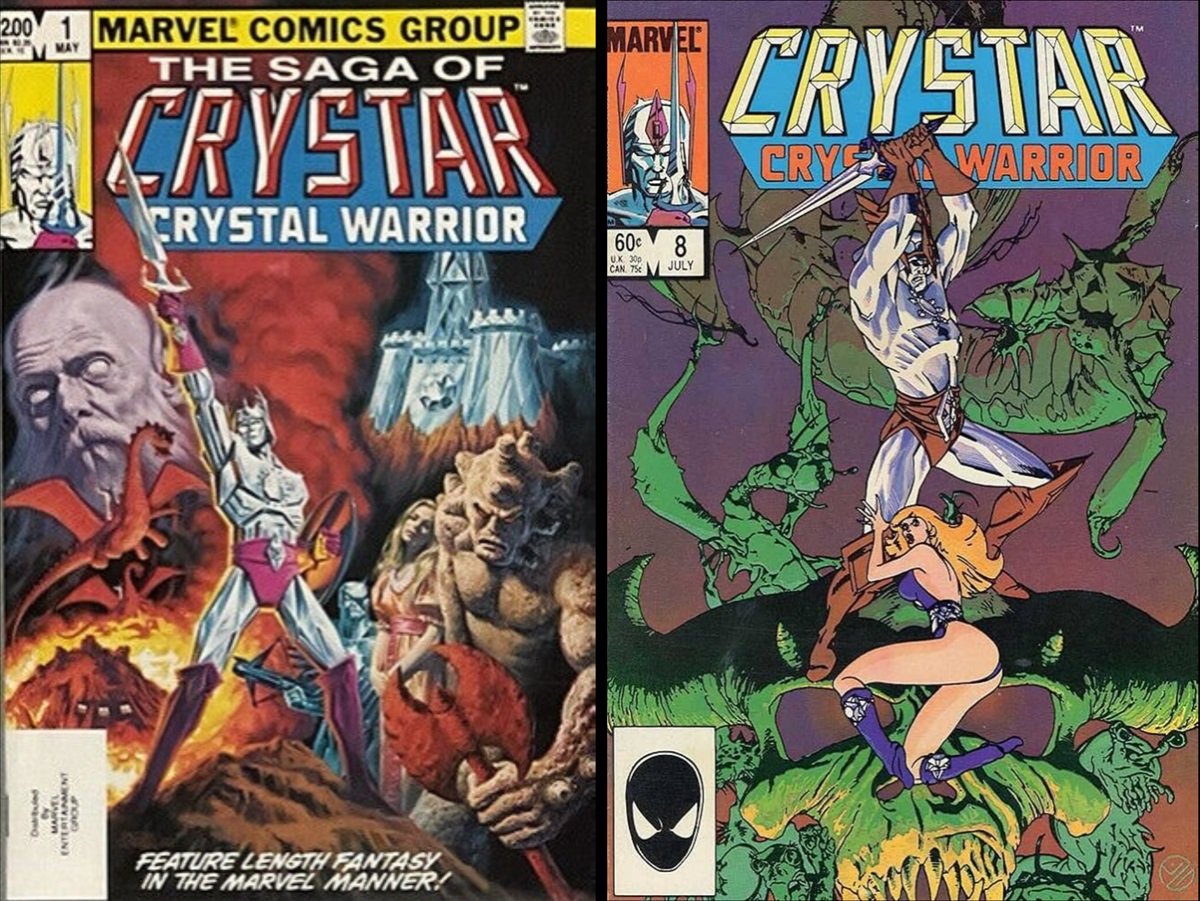 The 1983-1984 Marvel Comics series The Saga of Crystar: Crystal Warrior.