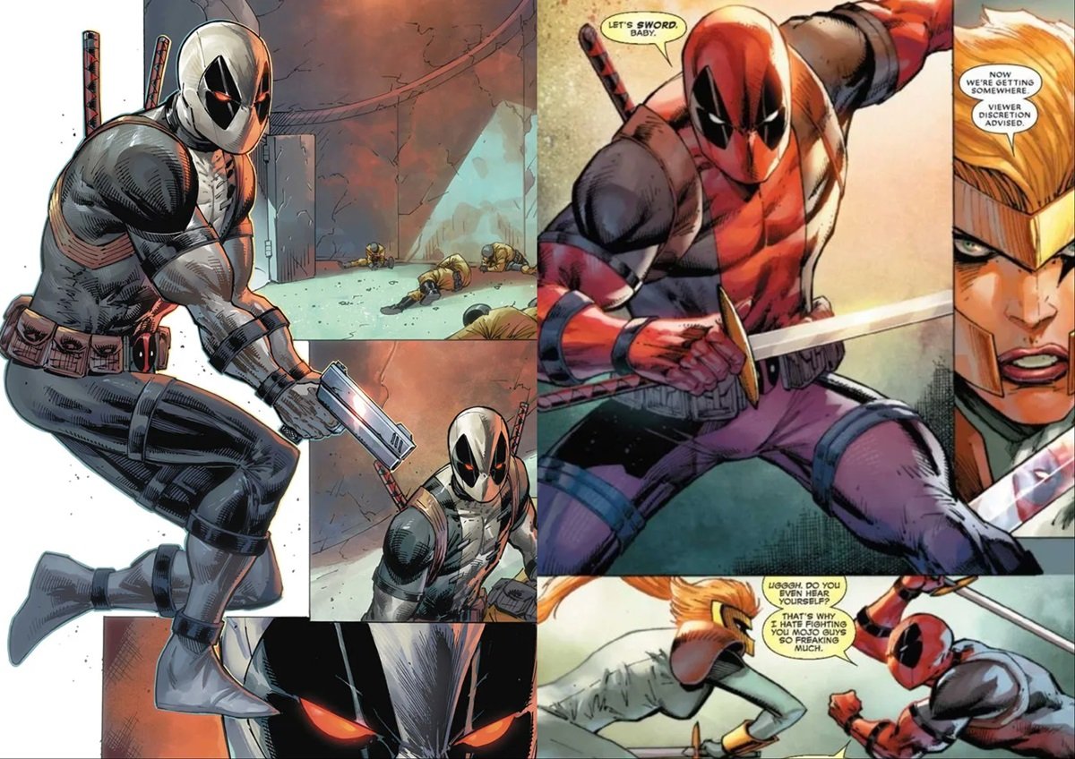 Modern iterations of Deadpool from his creator, Rob Liefeld.