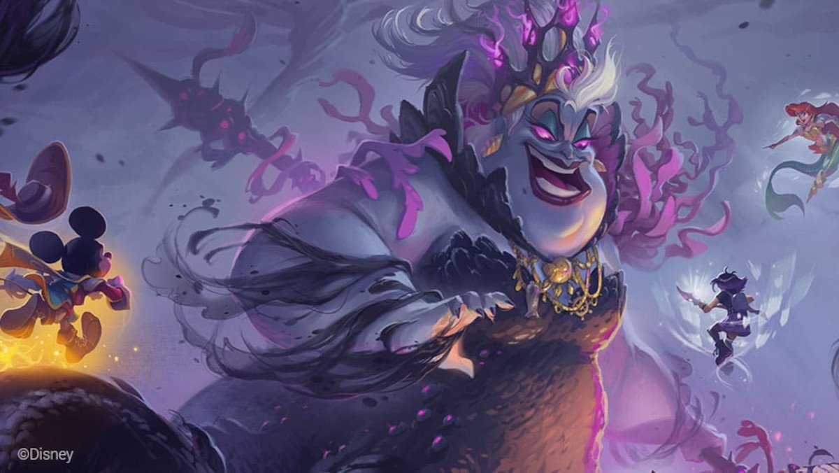 An illustration of Ursula looming in the art for Illumineer's Quest: Deep Trouble