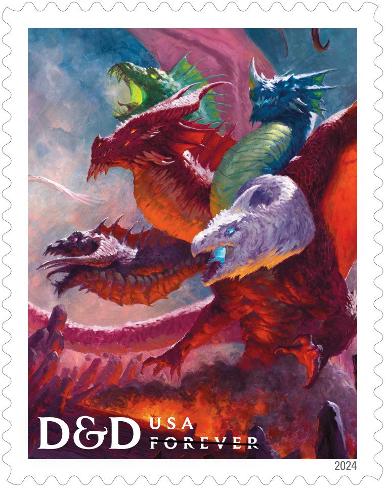 The five-headed Tiamat, queen of evil dragons, appears in an illustration that appeared in the 2021 book Fizban’s Treasury of Dragons. Tiamat has been featured in Du0026D materials since the 1970s and was first encountered by name in the 1977 Monster Manual.