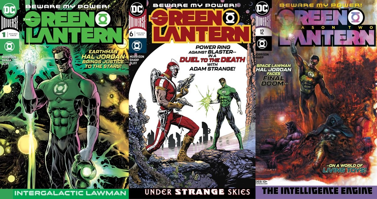 Cover art from Liam Sharp for The Green Lantern by Grant Morrison