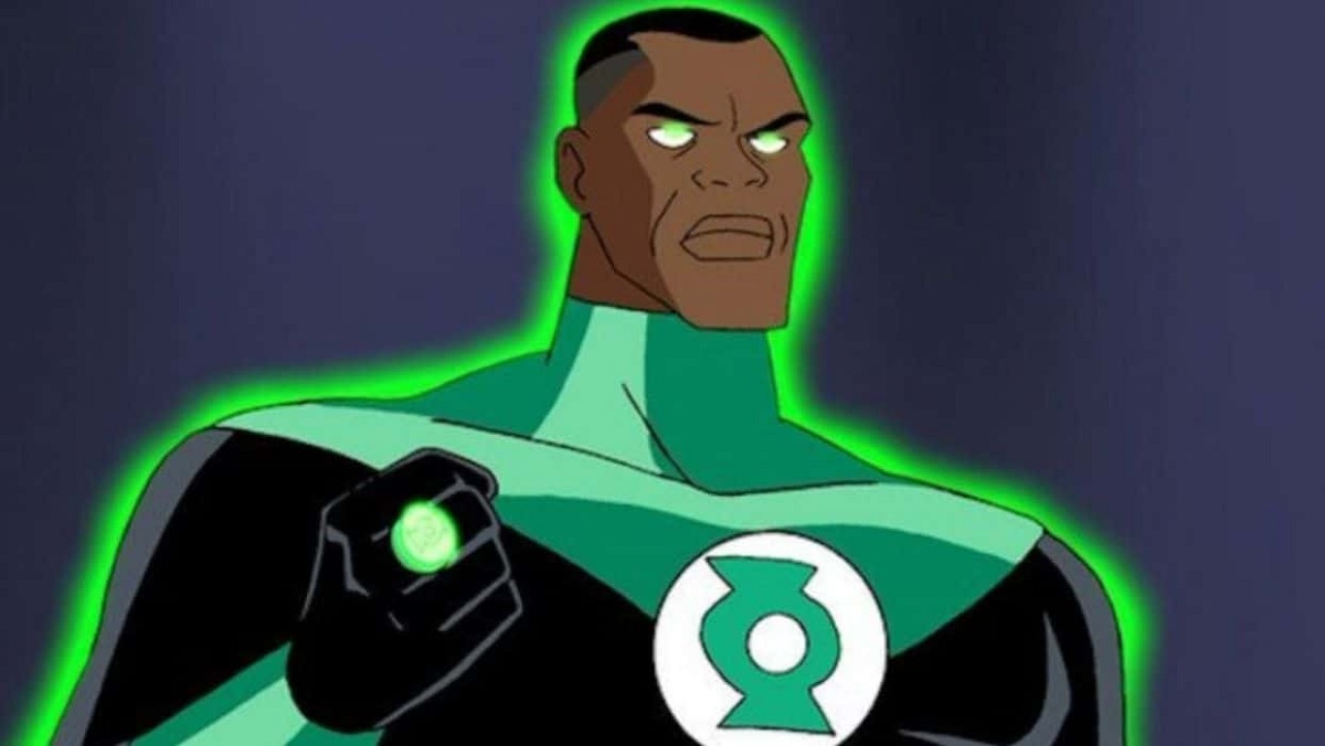 Green Lantern John Stewart as he appeared in the Justice League animated series.