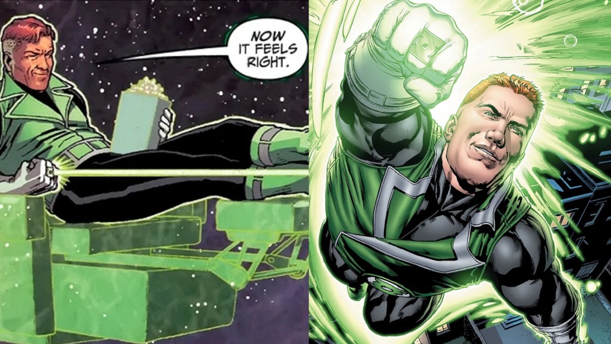 Guy Gardner becomes a Green Lantern again in the 2000s Green Lantern Rebirth era.