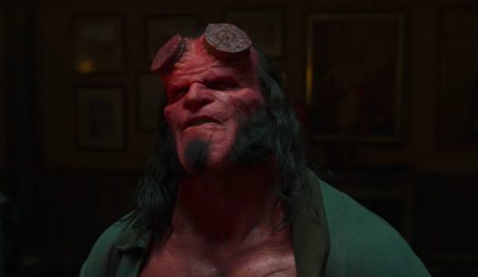 New HELLBOY Trailer Delivers Gothic Horror and Buff David Harbour Riding a Dragon