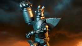 Giant Robot Hellboy Statue is a Beautiful Mechanical Monster