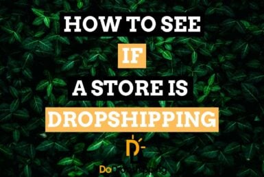 Learn how to see if an online (Shopify) store is Dropshipping!