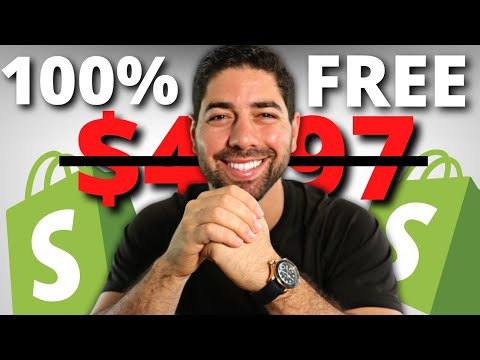 My $4997 Shopify Dropshipping Course *YOURS FREE*