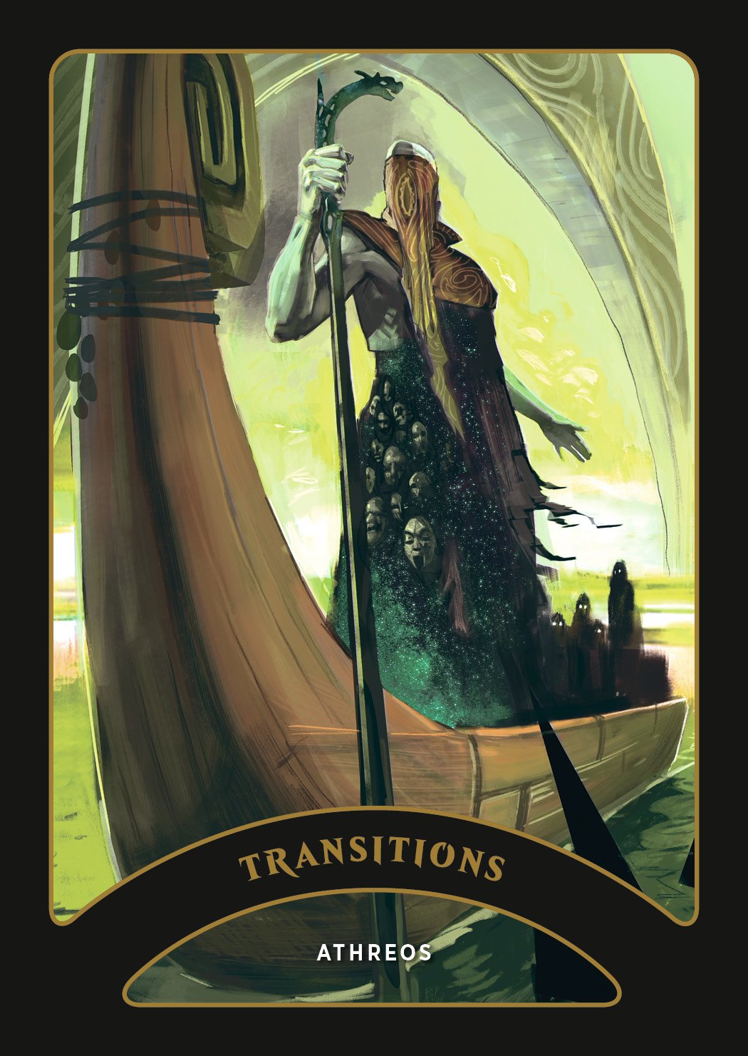 Magic the gathering oracle deck card art Athreos