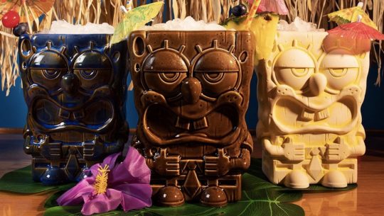 Drink Under the Sea With SPONGEBOB Tiki Mugs