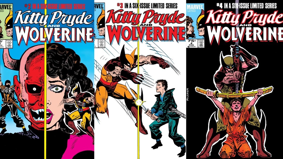 Covert art for the KItty Pryde and the Wolverine mini-series from 1985. 