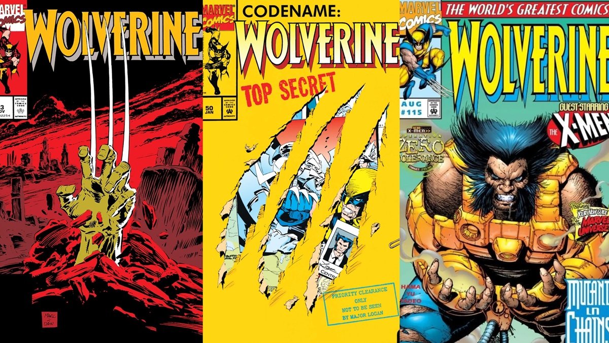 Covers for volume 1 of Wolverine.