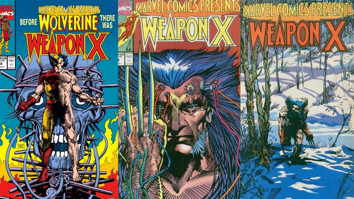 Barry Windsor-Smith's covers for 1991's Marvel Comics Presents series. 