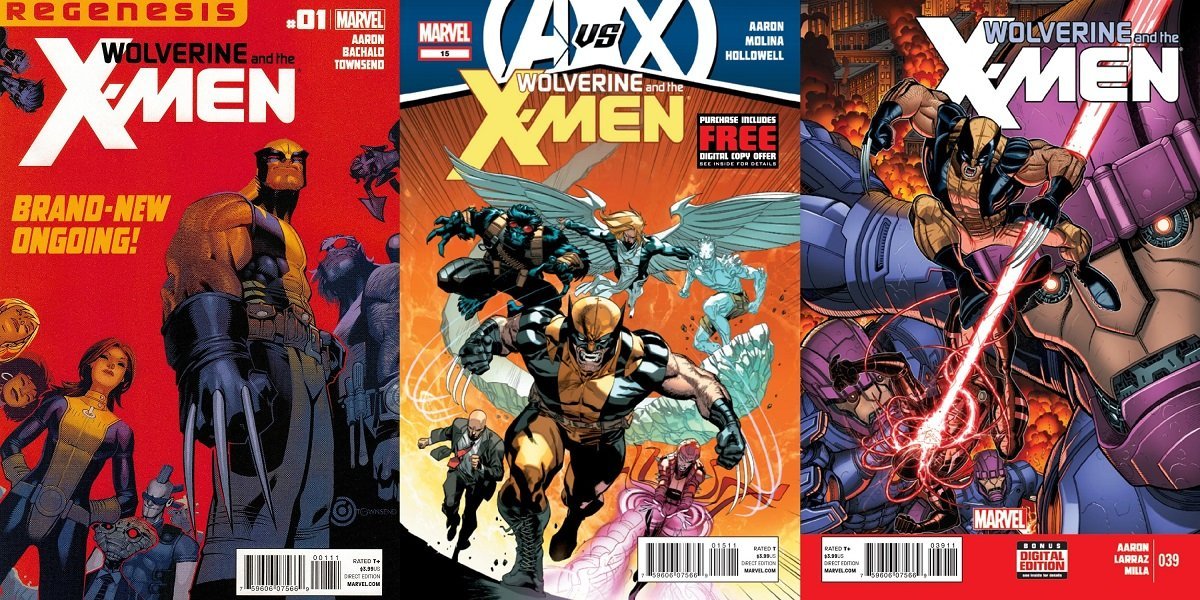 Covert art for 2011's Wolverine and the X-Men run from Jason Aaron.