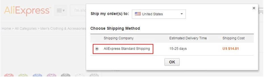 AliExpress Standard Shipping on AliExpress