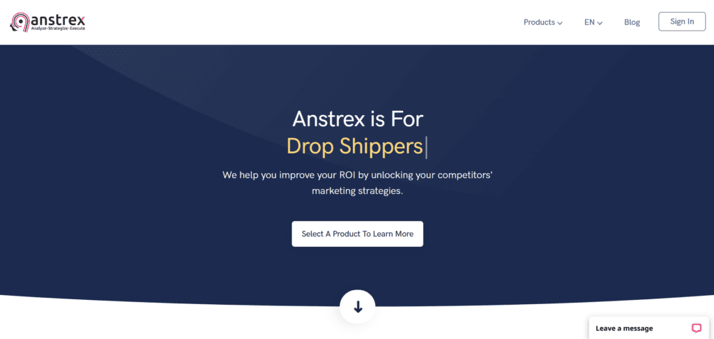 Anstrex homepage