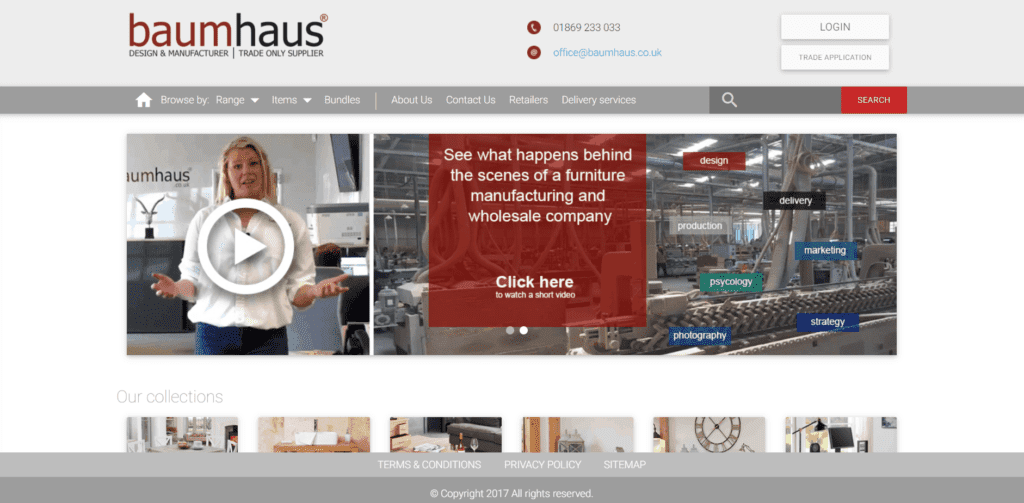 Baumhaus homepage 