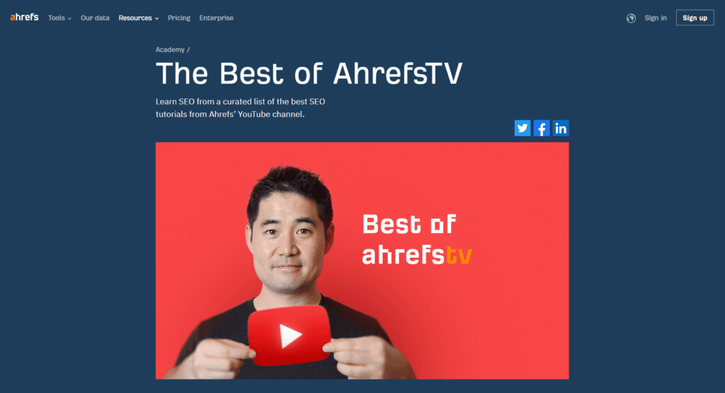 Best of ahrefs tv