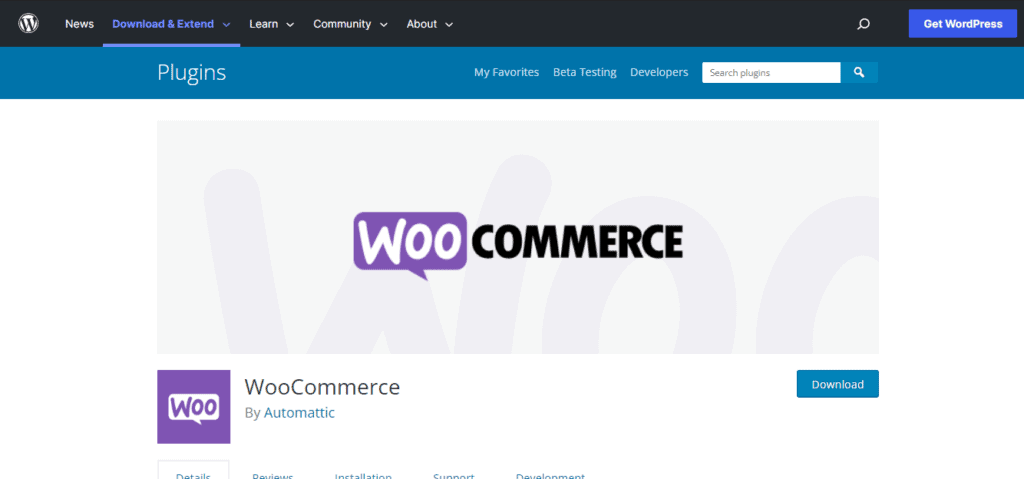 WooCommerce Home Page