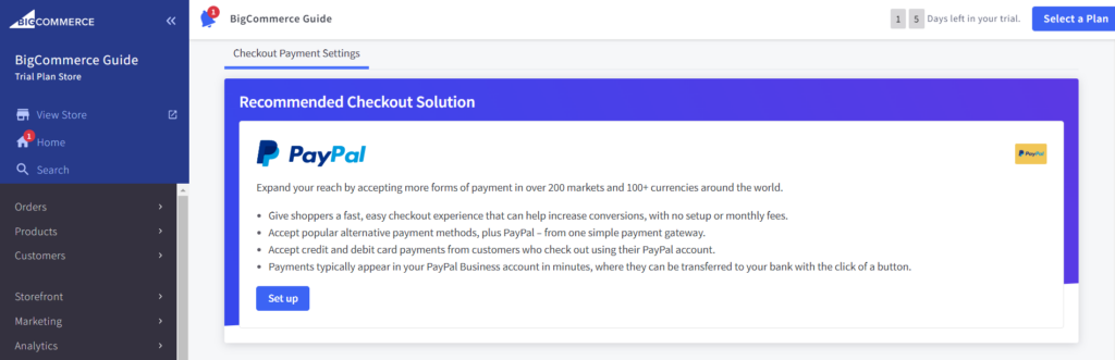 BigCommerce recommended checkout solution