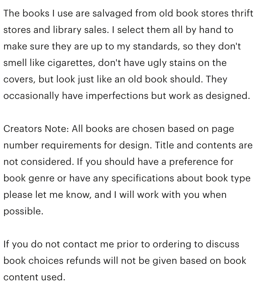 Book order example