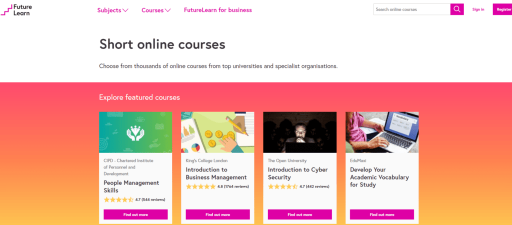browse free online courses futurelearn