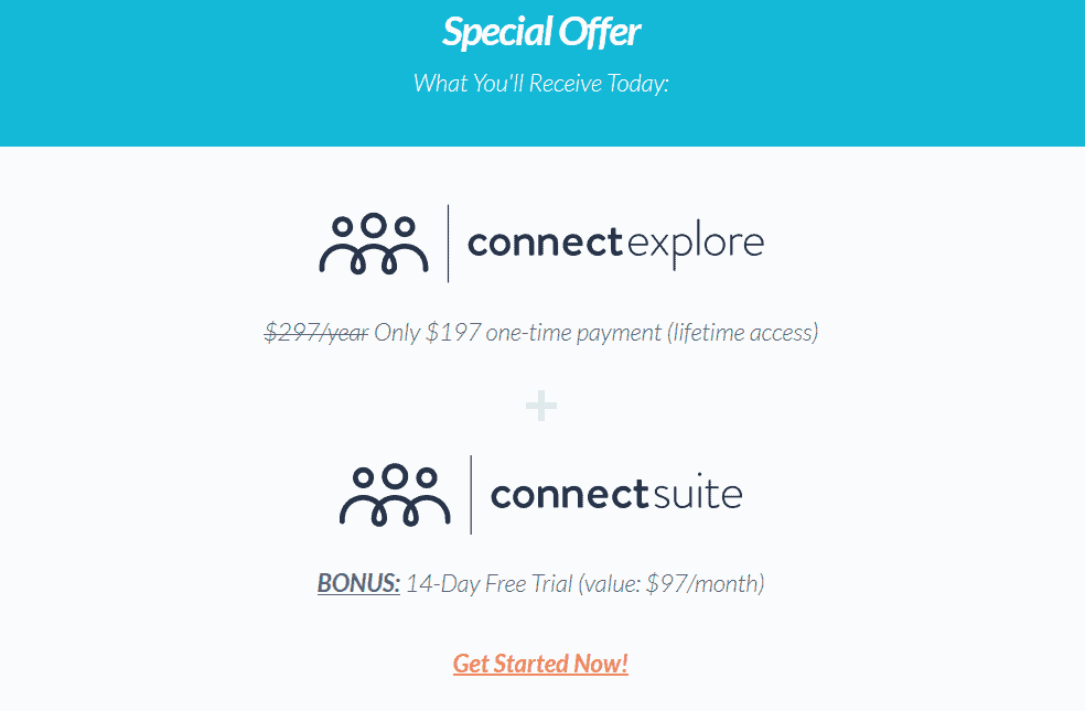 Connect Explore pricing plans