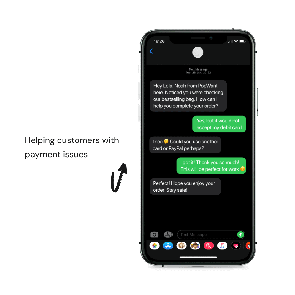 Cartloop conversational SMS example