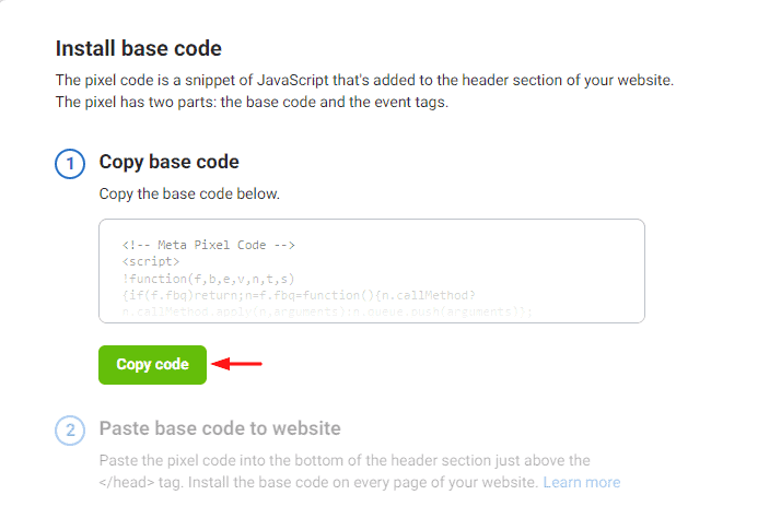 Copy base code
