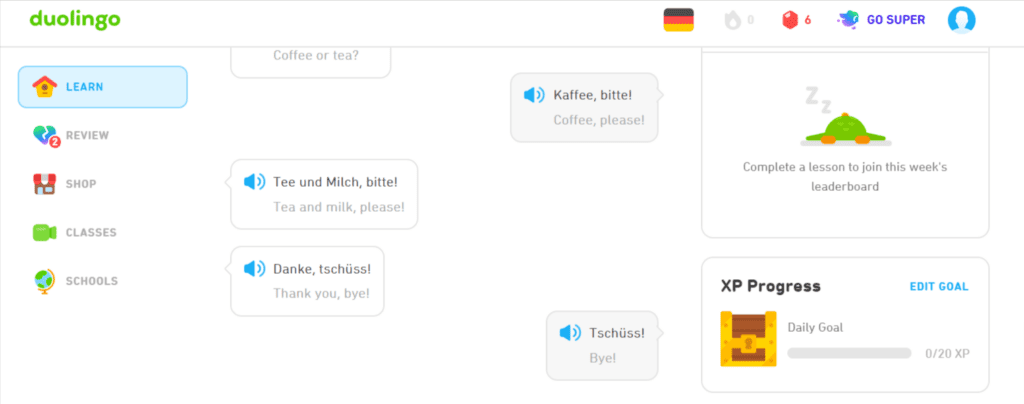 duolingo the world s best way to learn german