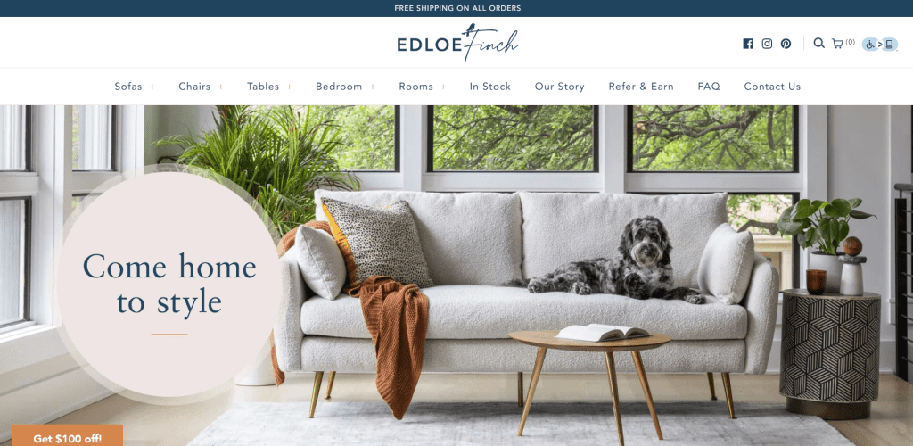 Edloe Finch homepage