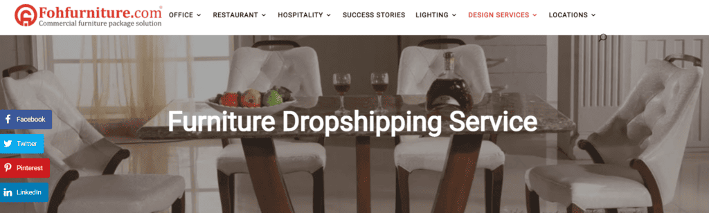 FOH Furniture dropshipping service