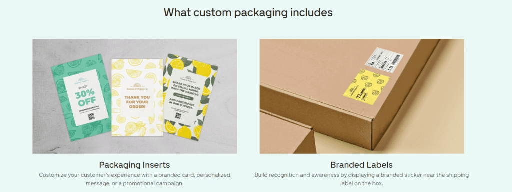 Gelato custom packaging options