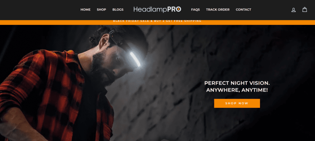 HeadlampPRO homepage