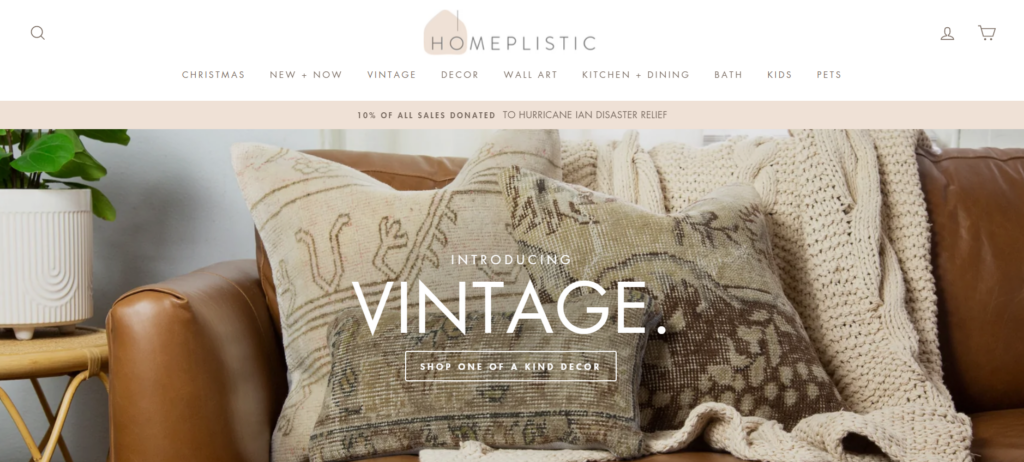 Homeplistic homepage