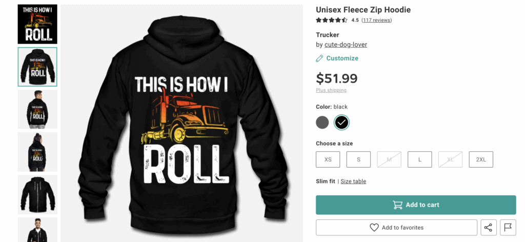 hoodie for truck drivers