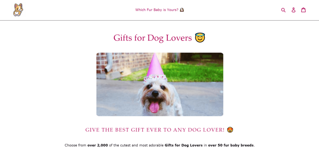 Homepage of ILoveMy Pet
