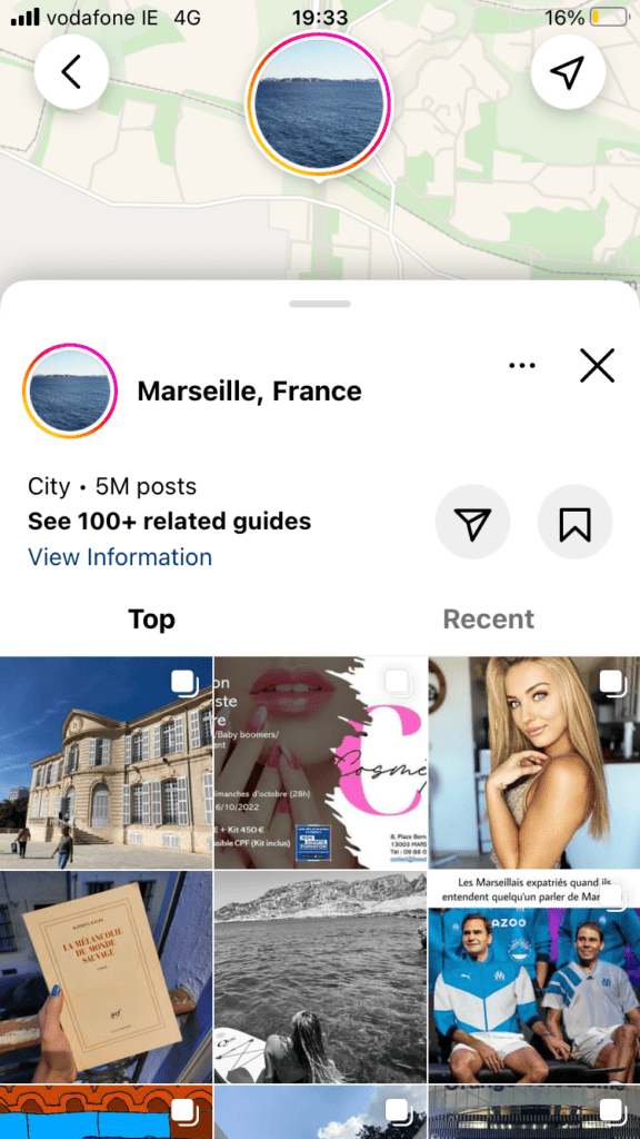 Instagram search by location marseille