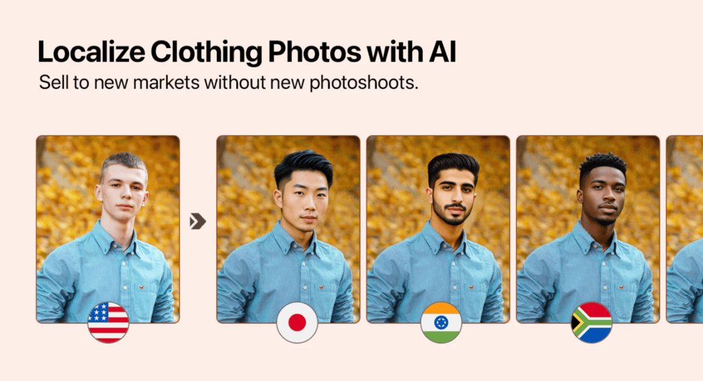 OnModel Localize clothing photos with AI
