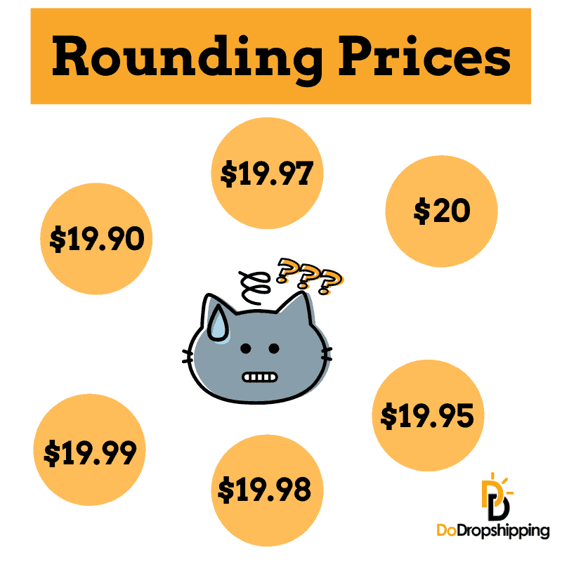 Rounding prices when dropshipping and best way to round your prices