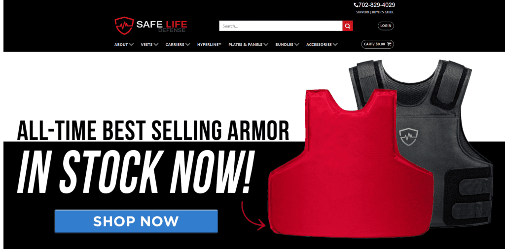 Safe Life Defense homepage
