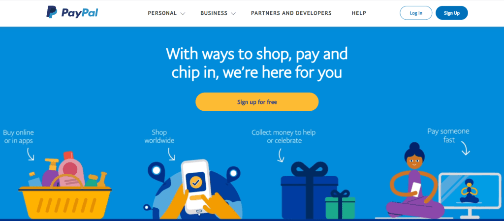 Send money pay online with paypal