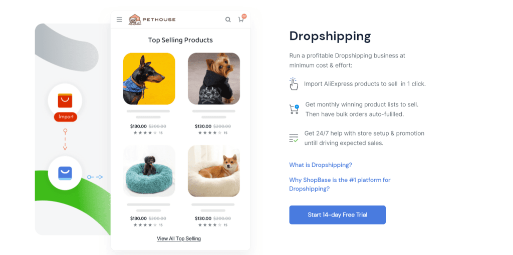ShopBase dropshipping features