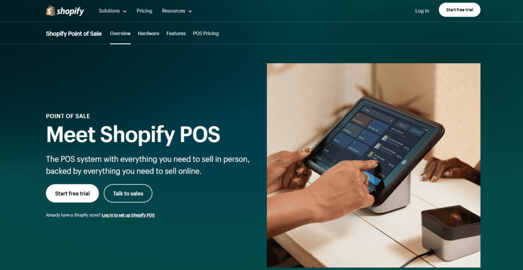 Shopify point of sale for business