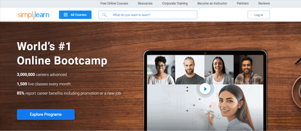 simplilearn online courses bootcamp certification platform