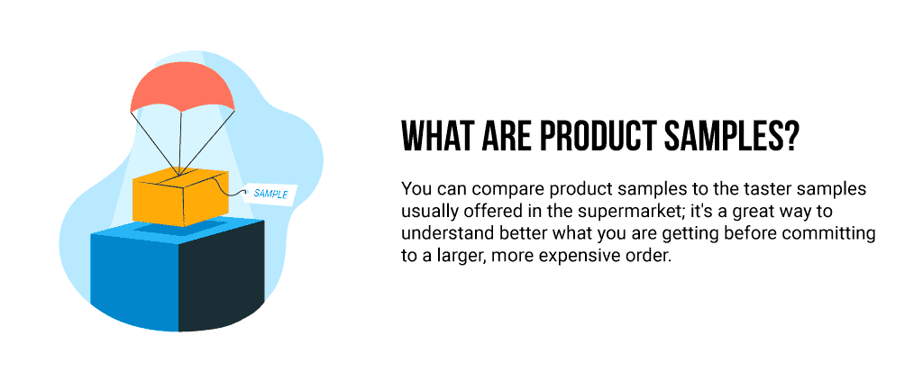Explanation of what product samples are